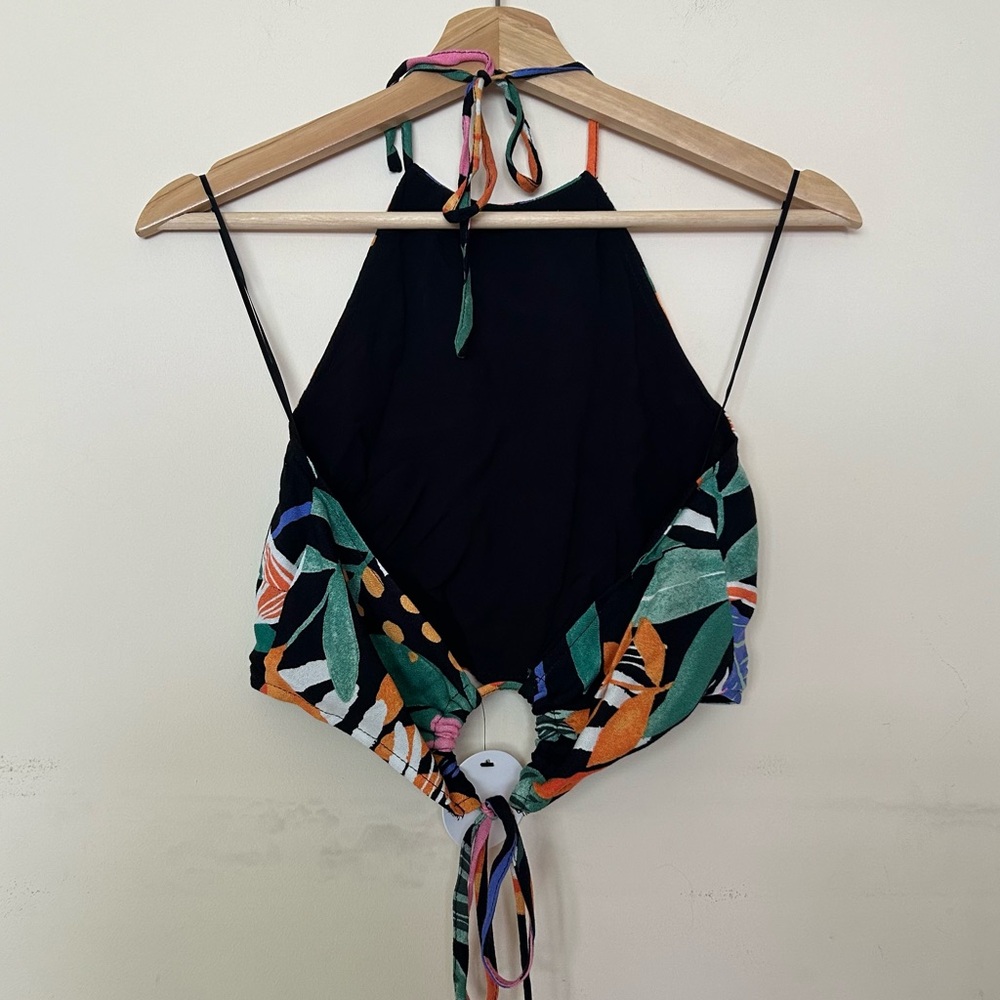 En Creme Floral Halter/Wide Leg Pant Set - Picture 9 of 16